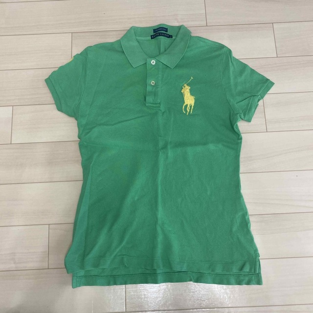 Ralph Lauren(ラルフローレン)のラルフローレン半袖ポロシャツ　黄緑 レディースのトップス(ポロシャツ)の商品写真