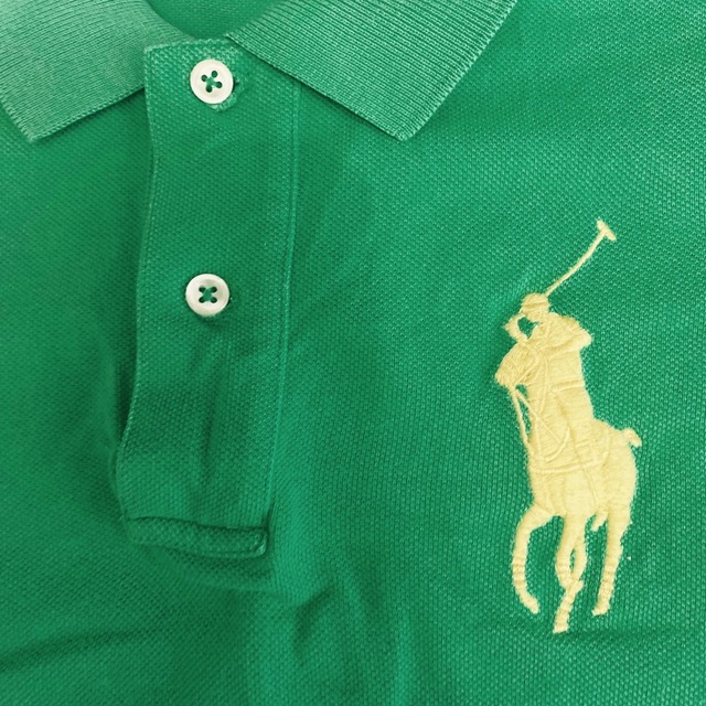 Ralph Lauren(ラルフローレン)のラルフローレン半袖ポロシャツ　黄緑 レディースのトップス(ポロシャツ)の商品写真