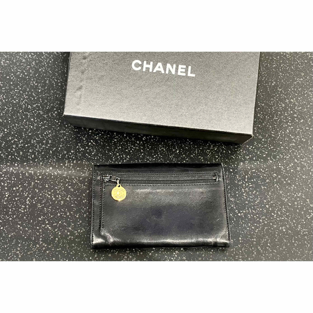 値下げ　CHANELシャネル　長財布　チェーンウォレット　斜めがけ