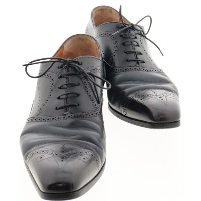 SANTONI サントーニ ビジネス・ドレスシューズ 7(25.5cm位) 紺系 【古着】【中古】