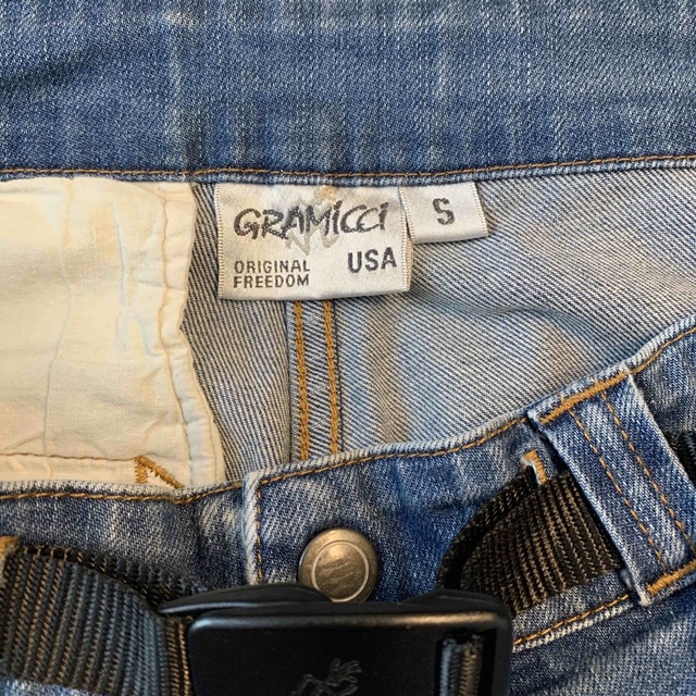 GRAMICCI(グラミチ)のGRAMICCI×Mt Design3776 デニム ナローパンツ Sサイズ メンズのパンツ(デニム/ジーンズ)の商品写真