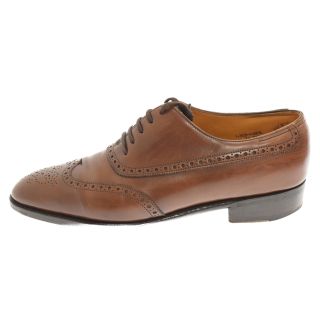 ジョンロブ(JOHN LOBB)のJOHN LOBB ジョンロブ WESTMINISTER 24499 ウェストミニスター 内羽根 ウイングチップレザードレスシューズ ブラウン 7D/25.5cm(ドレス/ビジネス)