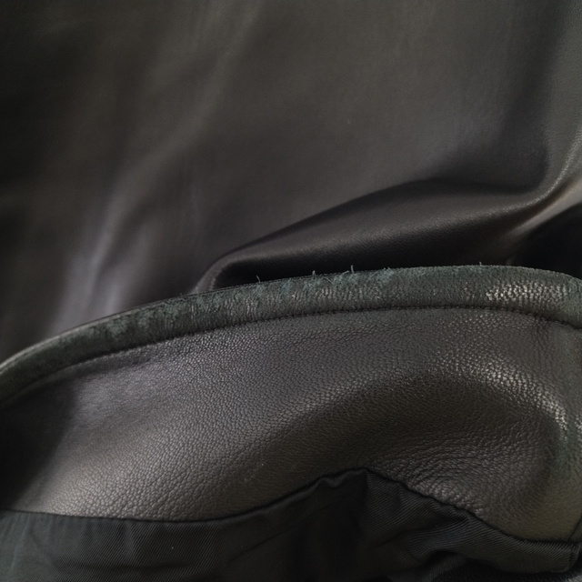 LITHIUM HOMME リチウム オム LAMB LEATHER W-RIDERS ラムレザーダブル