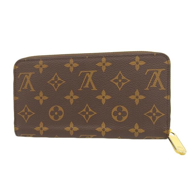 【本物保証】 箱・布袋付 超美品 ルイヴィトン LOUIS VUITTON モノグラム ジッピーウォレット ラウンドファスナー長財布 フューシャ  M41895