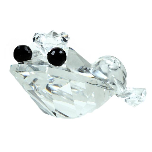 【本物保証】 箱付 美品 スワロフスキー SWAROVSKI 置物 オーナメント クリスタル クリア かえる カエル かわいい