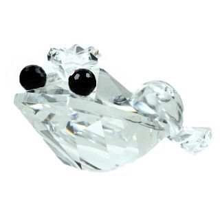 スワロフスキー(SWAROVSKI)の【本物保証】 箱付 美品 スワロフスキー SWAROVSKI 置物 オーナメント クリスタル クリア かえる カエル かわいい(その他)