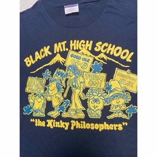 ヘインズ(Hanes)のVINTAGE  BLACK MT.HIGH SCHOOL T-shirts(Tシャツ/カットソー(半袖/袖なし))