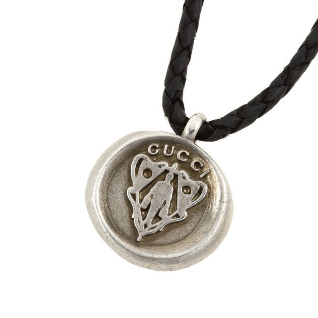 Gucci(グッチ)の【本物保証】 箱・布袋付 美品 グッチ GUCCI クレスト ペンダント ネックレス SV925 12.5g 270669 レディースのアクセサリー(ネックレス)の商品写真