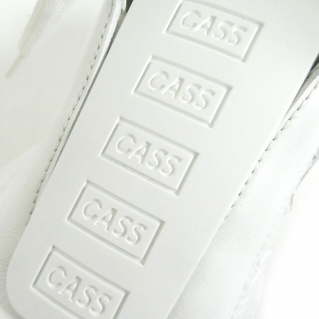 PRADA(プラダ)の未使用品□PRADA×CASS プラダ キャス ATT4CK アメリカズカップ レースアップ レザー ローカットスニーカー 白 5 1/2 イタリア製 メンズ メンズの靴/シューズ(スニーカー)の商品写真