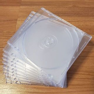 ディスクケース　10枚セット②　＜透明＞(CD/DVD収納)