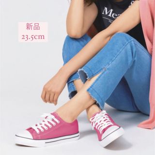 コンバース(CONVERSE)の✴︎新品未使用✴︎ヒラキ ピンク キャンバススニーカー(スニーカー)