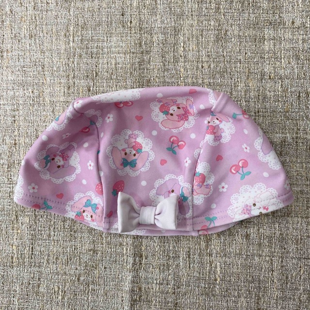 サンリオ(サンリオ)の水泳キャップ　水着　サンリオ キッズ/ベビー/マタニティのキッズ服女の子用(90cm~)(水着)の商品写真