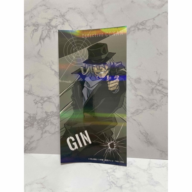 名探偵コナン(メイタンテイコナン)の名探偵コナン　トレーディングステッカー　GIN エンタメ/ホビーのアニメグッズ(その他)の商品写真