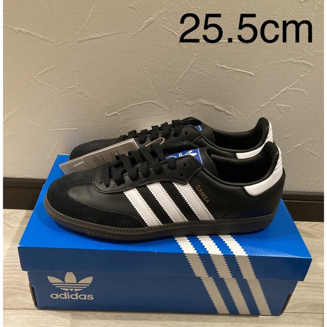 adidas(アディダス)の【新品未使用】SAMBA OG Black 25.5cm  メンズの靴/シューズ(スニーカー)の商品写真