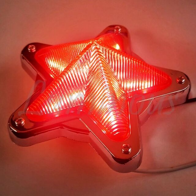 星タイプ 赤 暴走ランプ ホタルランプ LEDマーカー