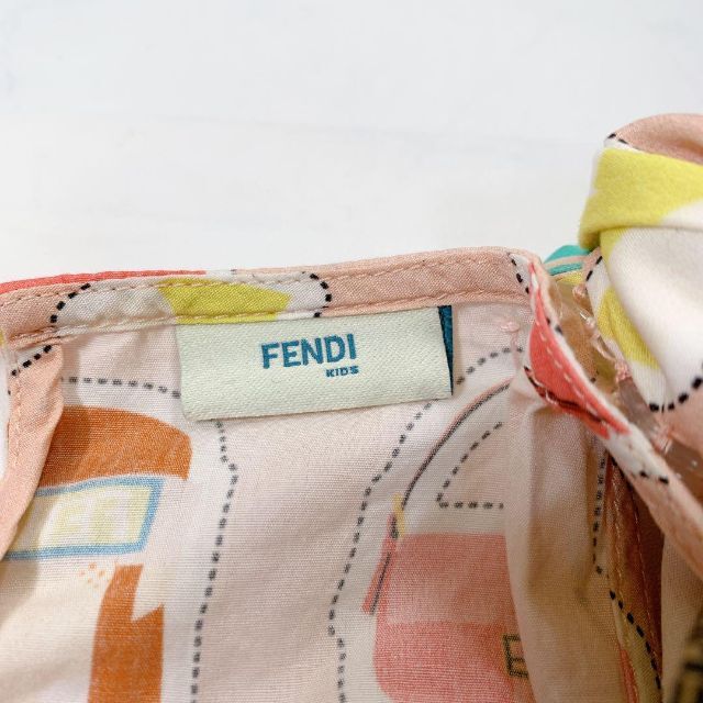 1742　美品　定価7万位　FENDI　フェンディ　ワンピース　リボン　4A 7