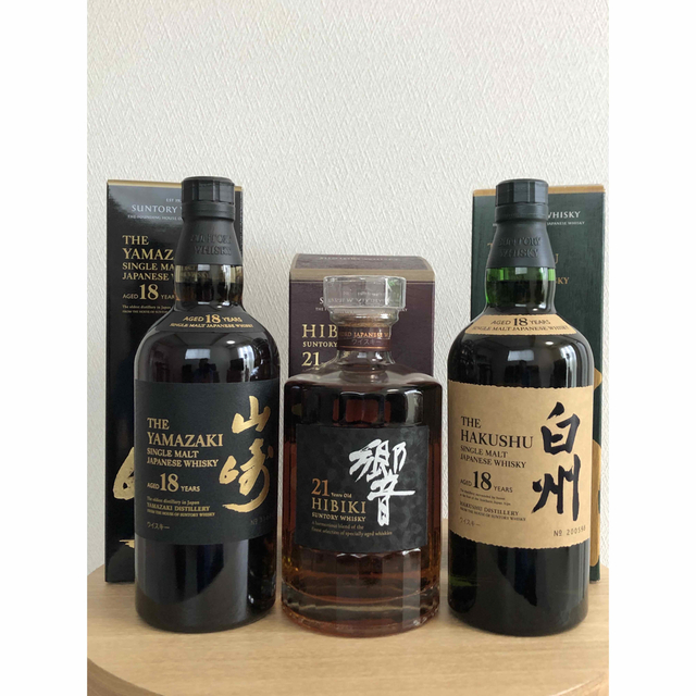 響21年、白州18年、山崎18年-eastgate.mk