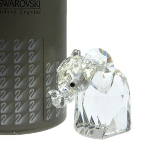 スワロフスキー(SWAROVSKI)の【本物保証】 箱付 美品 スワロフスキー SWAROVSKI 置物 オーナメント クリスタル 象 エレファント 動物 アニマル インテリア(その他)