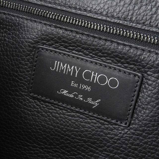 JIMMY CHOO(ジミーチュウ)の【本物保証】 布袋・保付 超美品 ジミーチュウ JIMMY CHOO スタースタッズ トートバッグ レザー ブラック 黒 レディースのバッグ(トートバッグ)の商品写真