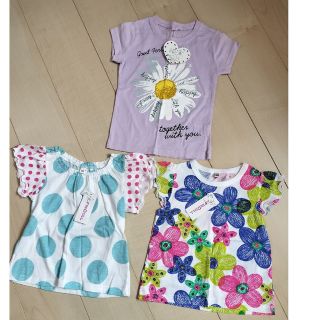 ニシマツヤ(西松屋)の西松屋 新品 半袖 3枚セット 100(Tシャツ/カットソー)