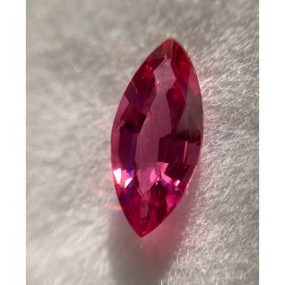 ⭐️濃ネオンピンク⭐️スピネルルース0.8ct 中央宝石研究所鑑別(その他)