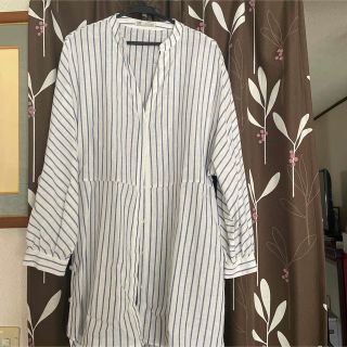 ザラ(ZARA)の未使用☆ZARAtrt ブルーボーダートップス(カットソー(長袖/七分))