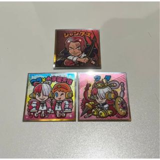 ワンピースマン RED シール ウタ シャンクス 十字架天使 ビックリマンチョコ(キャラクターグッズ)