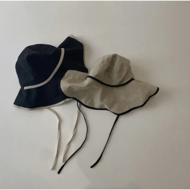 バケットハット　ワイヤー入り　紫外線対策　ツバ広 レディースの帽子(ハット)の商品写真