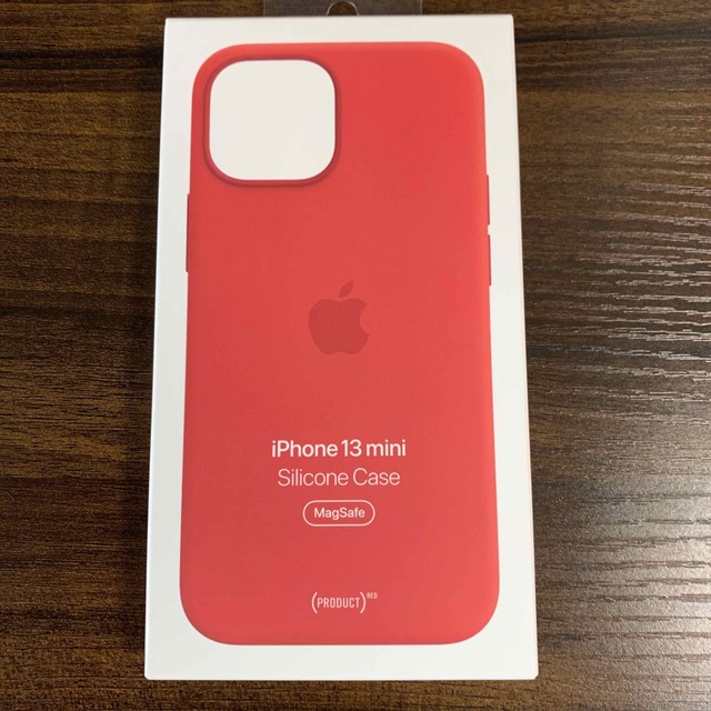 APPLE MagSafe iPhone13 mini シリコーンケース/RED