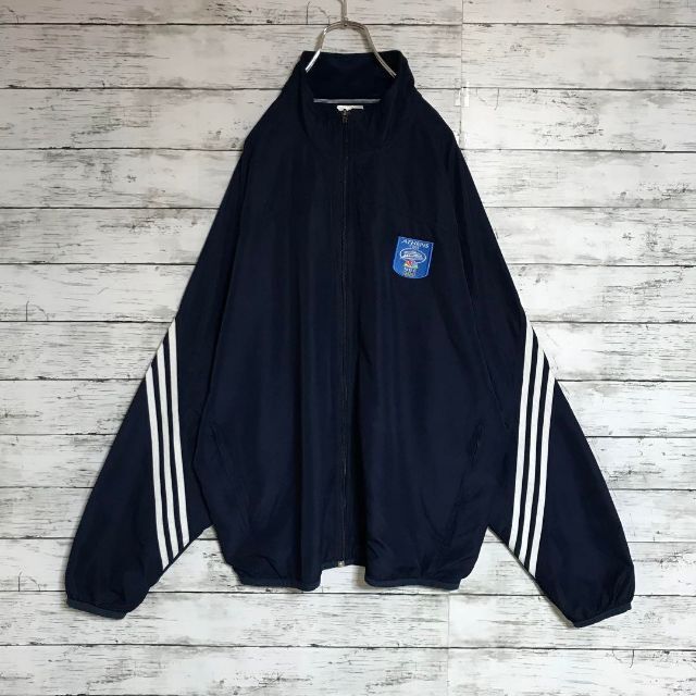 美品 adidas アディダス ナイロンジャケット プロオーバー 4XL