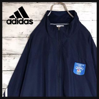 アディダス(adidas)の【万国旗タグ】アディダス　アテネオリンピックナイロンジャケット　レア　K122(ナイロンジャケット)