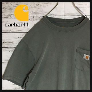 カーハート(carhartt)の【人気デザイン】カーハート　半袖ポケットTシャツ　人気色カーキM K119(Tシャツ/カットソー(半袖/袖なし))