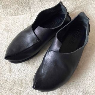 trippen - トリッペン Etna サイド ゴア レザー スリッポン 36 trippen