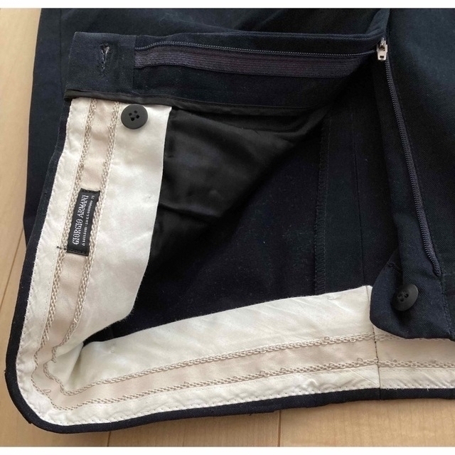 GIORGIO ARMANI【黒タグ】サイズ48 ジョルジオアルマーニ パンツ 熱い