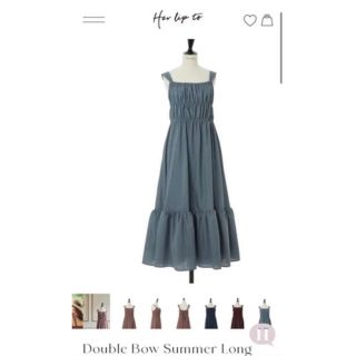 Her lip to - mio様専用 Double Bow Summer Long Dressの通販 by