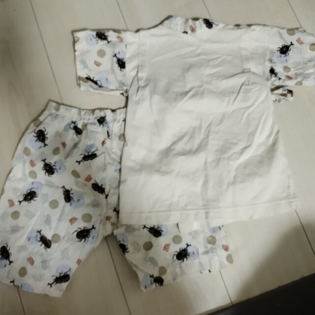 甚平　95 キッズ/ベビー/マタニティのキッズ服男の子用(90cm~)(甚平/浴衣)の商品写真