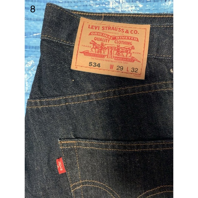 リーバイス デニム8 534 | フリマアプリ ラクマ Leiv's リーバイス 534 ブラックデニム
