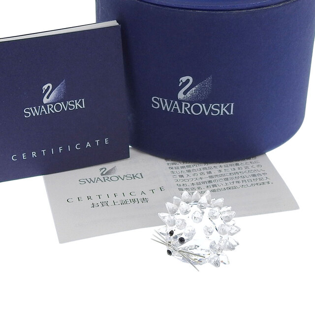 SWAROVSKI(スワロフスキー)の【本物保証】 箱付 超美品 スワロフスキー SWAROVSKI オーナメント ハリネズミ 置物 クリスタル レディースのファッション小物(その他)の商品写真