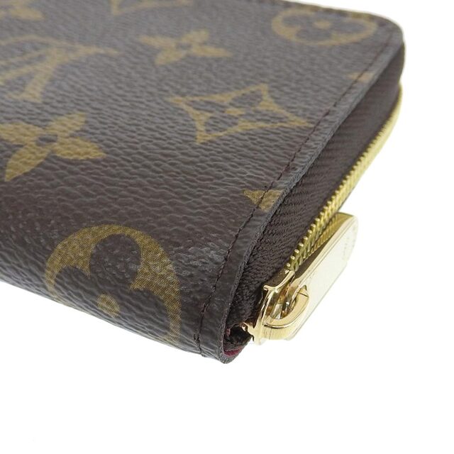 【本物保証】 箱・布袋付 新品同様 ルイヴィトン LOUIS VUITTON モノグラム ジッピーコインパース ラウンドジップコインケース 熊 M63831