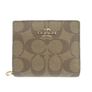 COACH - 【本物保証】 新品同様 コーチ COACH シグネチャー コンパクト