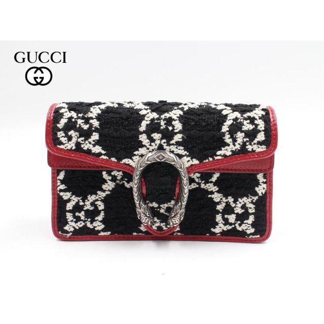 極美品! GUCCI★グッチ ディオニュソス GGツイード スーパー ミニバッグ | フリマアプリ ラクマ
