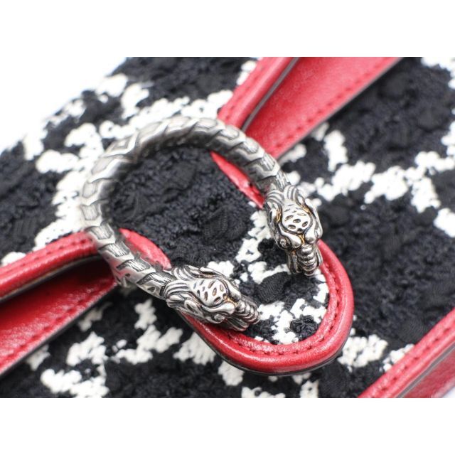 極美品! GUCCI★グッチ ディオニュソス GGツイード スーパー ミニバッグ