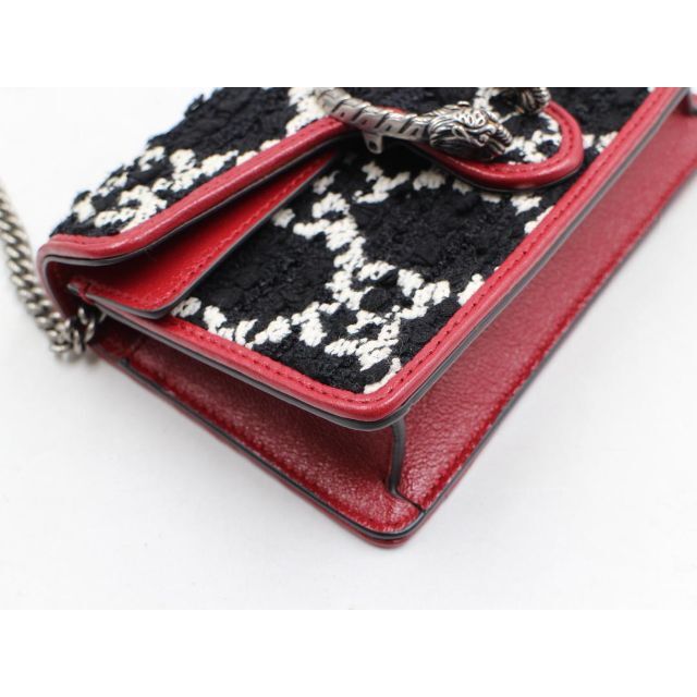 極美品! GUCCI★グッチ ディオニュソス GGツイード スーパー ミニバッグ