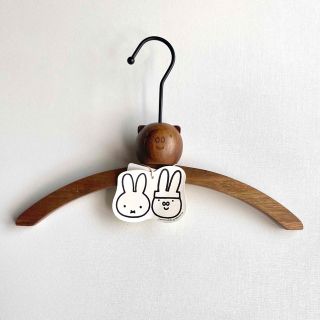 スタディオクリップ(STUDIO CLIP)の新品 Dick Bruna × studio CLIP ウッドハンガー(押し入れ収納/ハンガー)