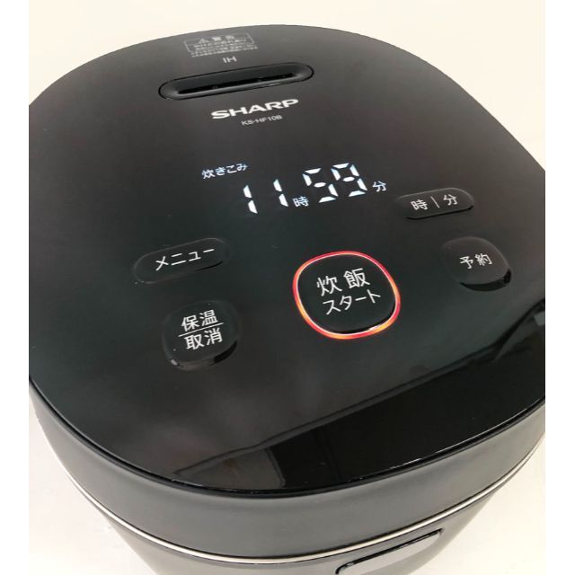 シャープ★IHジャー炊飯器 KS-HF10B ブラック 5.5合 2020年製
