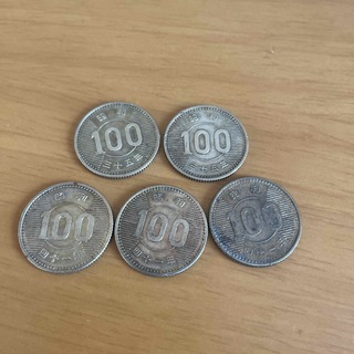 古銭　100円　昭和35年、41年(貨幣)
