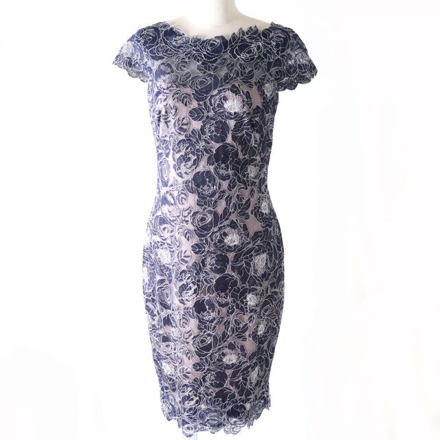 極美品☆TADASHI SHOJI タダシショージ APJ2136M フレンチスリーブ ...