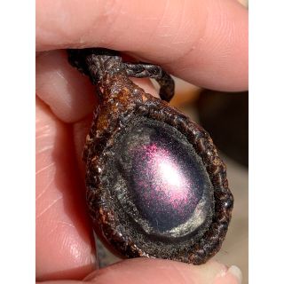 希少!ピンクファイヤークォーツ(ティンカーベル水晶)ペンダントの通販
