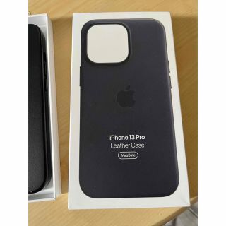 アイフォーン(iPhone)のApple 純正　iPhone 13 pro Leather Case (iPhoneケース)