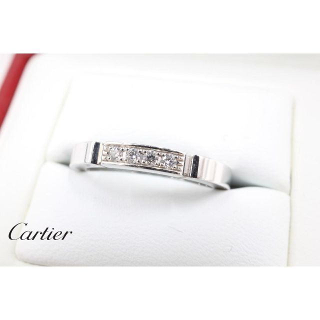 Cartier★カルティエ マイヨン パンテール 4Pダイヤ リング 750WG